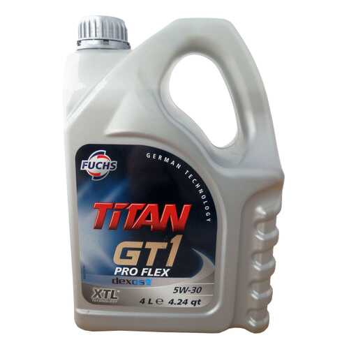 Моторное масло Fuchs Titan GT1 Pro Flex SAE 5W-30 4л в Газпромнефть