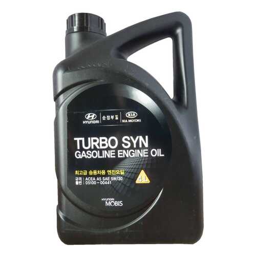 Моторное масло Hyundai Turbo SYN Gasoline Engine Oil SAE 5W-30 4л в Газпромнефть