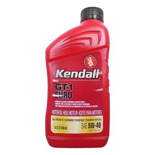 Моторное масло Kendall GT-1 Euro Full Synthetic 5W-40 0,946л в Газпромнефть