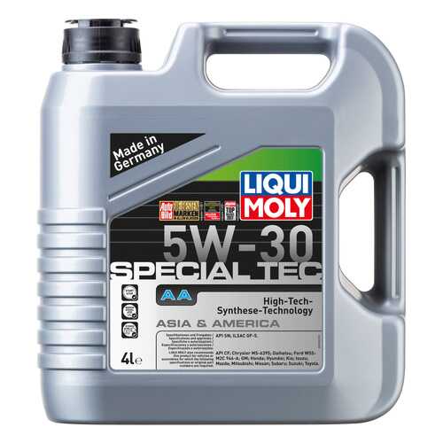 Моторное масло Liqui moly Leichtlauf Special AA 5w-30 4л в Газпромнефть