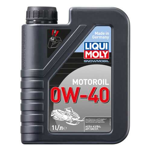 Моторное масло Liqui moly Snowmobil Motoroil 0W-40 1л в Газпромнефть