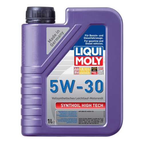 Моторное масло Liqui moly Synthoil High Tech 5W-30 1л в Газпромнефть