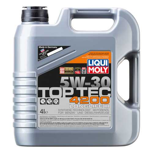 Моторное масло Liqui moly Top Tec 4200 5w-30 4л в Газпромнефть