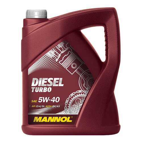 Моторное масло Mannol Diesel Turbo 5W-40 5л в Газпромнефть