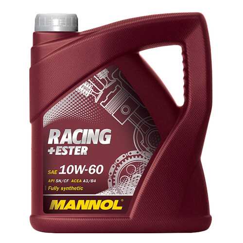 Моторное масло Mannol Racing ester 10W-60 4л в Газпромнефть
