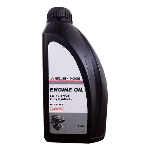 Моторное масло Mitsubishi Engine Oil Fully Synthetic 5W-40 1л в Газпромнефть