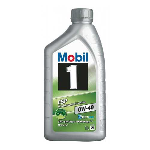 Моторное масло Mobil 1 ESP 0W-40 1л в Газпромнефть