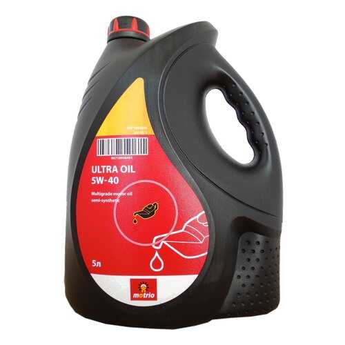 Моторное масло Motrio Ultra Oil 5W-40 5л в Газпромнефть