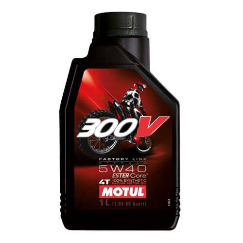 Моторное масло Motul 300V 4T Factory Line Off Road 5W-40 1л в Газпромнефть