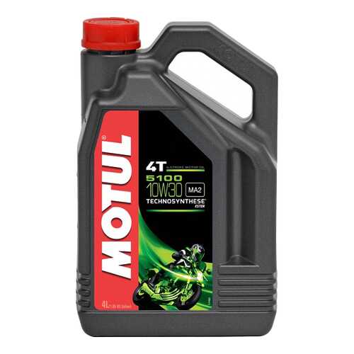 Моторное масло Motul 5100 4T 10W-30 4л в Газпромнефть