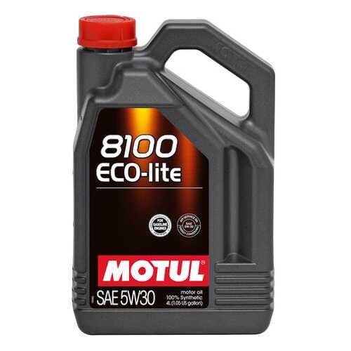 Моторное масло Motul 8100 Eco-lite 5W-30 4л в Газпромнефть