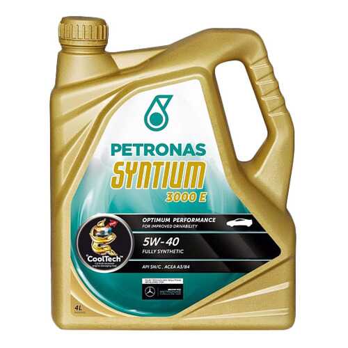 Моторное масло Petronas Syntium 3000 E 5W-40 4л в Газпромнефть