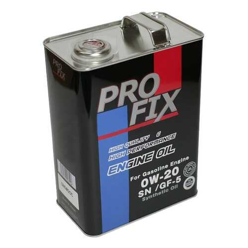 Моторное масло Profix SN0W20C 0w-20 4л в Газпромнефть