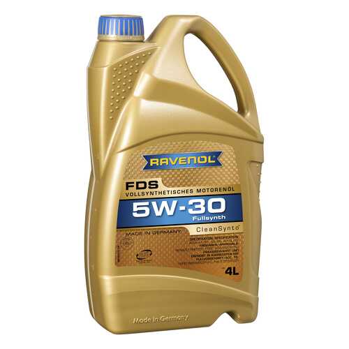 Моторное масло Ravenol FDS SAE 5W-30 4л в Газпромнефть