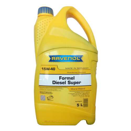 Моторное масло Ravenol Formel Super Diesel 15W-40 5л в Газпромнефть