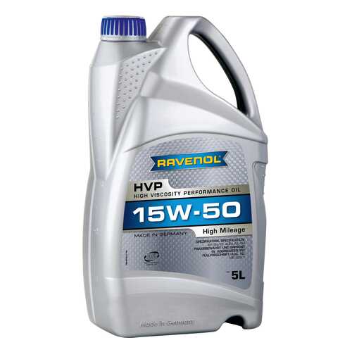 Моторное масло Ravenol HVP High Viscosity Perfor Oil SAE 15W-50 5л в Газпромнефть