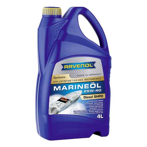 Моторное масло Ravenol Marineoil SHPD 25W-40 4л в Газпромнефть