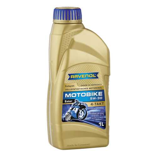 Моторное масло Ravenol Motobike 4-T Ester 5W-30 1л в Газпромнефть