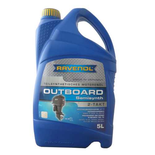 Моторное масло Ravenol Outboardoel 2T teilsynth 5W-30 5л в Газпромнефть