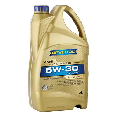 Моторное масло Ravenol VMS SAE 5W-30 5л в Газпромнефть