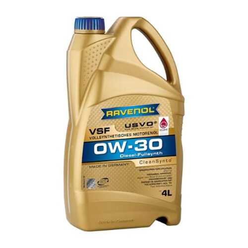 Моторное масло RAVENOL VSF SAE 0W-30 (4л) в Газпромнефть