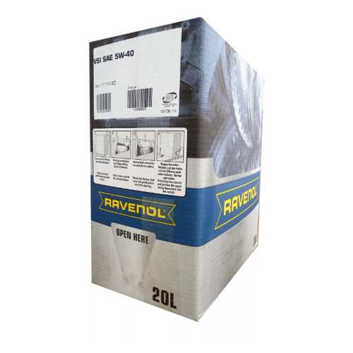 Моторное масло RAVENOL VSI SAE 5W-40 (20л) ecobox в Газпромнефть