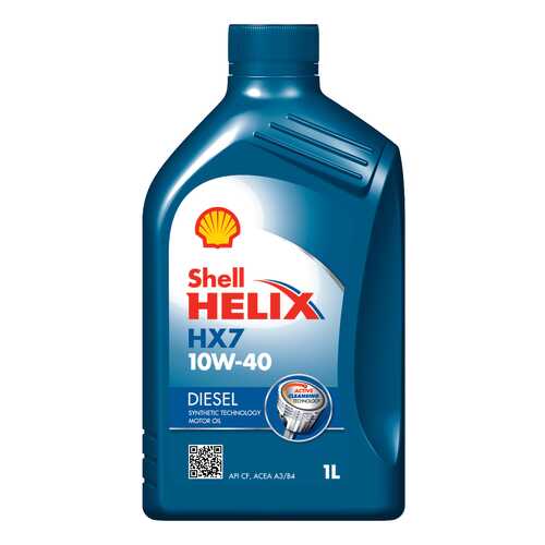 Моторное масло Shell Helix HX7 Diesel 10W-40 1л в Газпромнефть