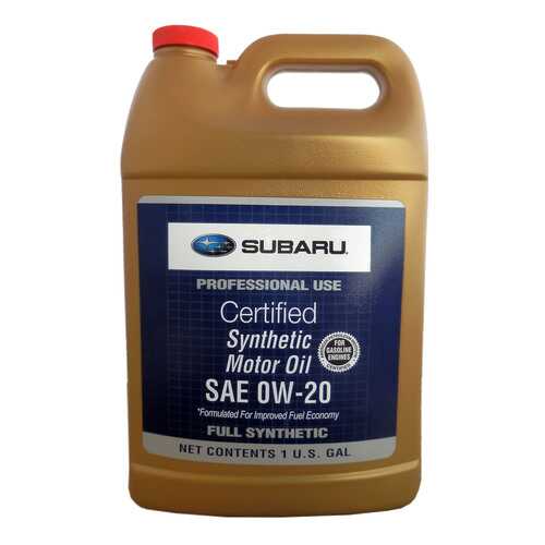 Моторное масло Subaru Synthetic 0W-20 3,780л в Газпромнефть