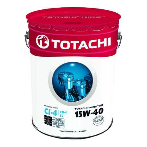 Моторное масло Totachi Niro HD 15W-40 19л в Газпромнефть