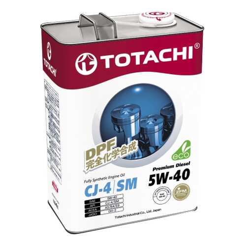 Моторное масло Totachi Premium Diesel Fully Synthetic CJ-4/SM 5W-40 4л в Газпромнефть