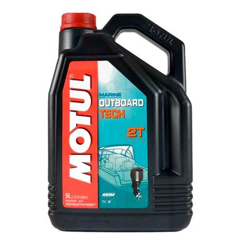 MOTUL 101728 2t outboard tech моторное масло для 2-такт лод. мот. 5л в Газпромнефть