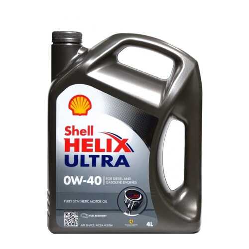 Shell М/Масло Синтетика Shell Helix Ultra 0w-40 4l в Газпромнефть