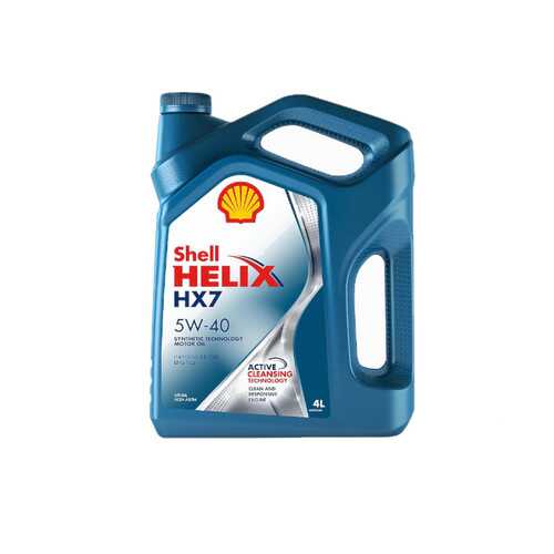 Shell Масло Моторное Полусинтетическое Helix Hx7 5w-40 4л (550046366) 550051497 в Газпромнефть