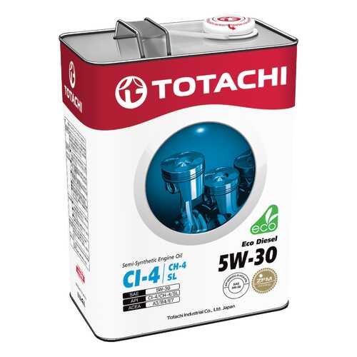 TOTACHI Eco Diesel Semi-Synthetic CI-4/CH-4/SL 5W-30 6л в Газпромнефть