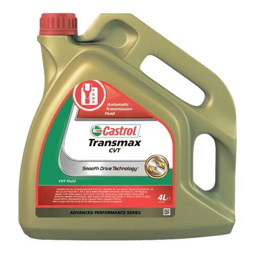 Трансмиссионное масло Castrol Transmax CVT 4л 156CA6 в Газпромнефть