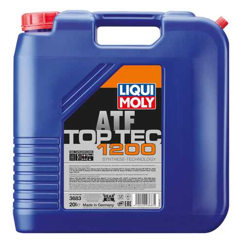 Трансмиссионное масло LIQUI MOLY Top Tec ATF 20л 3683 в Газпромнефть