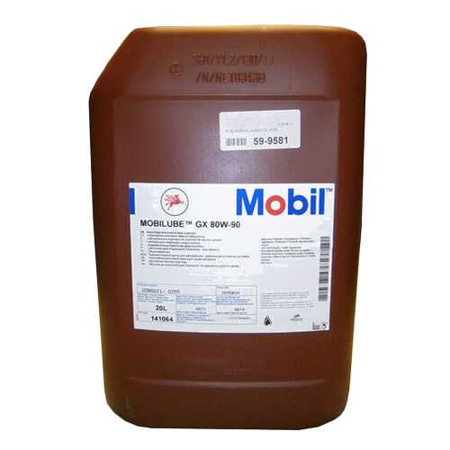 Трансмиссионное масло Mobil Mobilube GX 80W90 20л 153052 в Газпромнефть