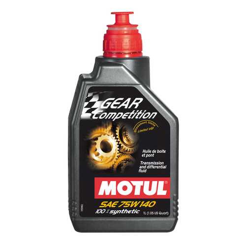 Трансмиссионное масло MOTUL Gear Competition 75w140 1л 105779 в Газпромнефть