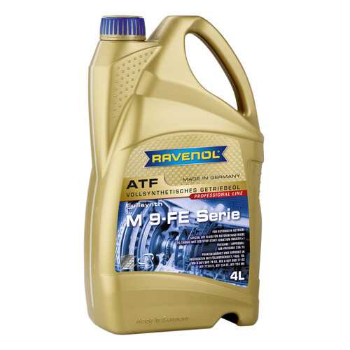 Трансмиссионное масло RAVENOL ATF M 9FE-Serie 4л 1211127-004-01-999 в Газпромнефть