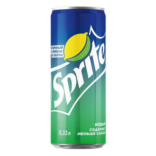 Напиток газированный Sprite жестяная банка 0.33 л в Газпромнефть