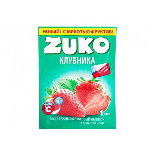 Напиток Zuko растворимый клубника в Газпромнефть