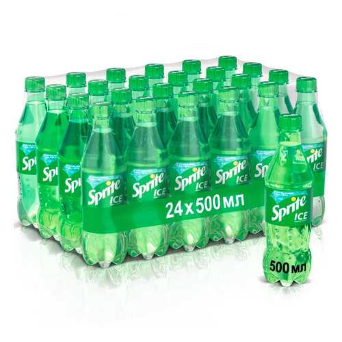 Спрайт без сахара SPRITE Zero Мята-лимон 500 мл (коробка 24 штуки) в Газпромнефть