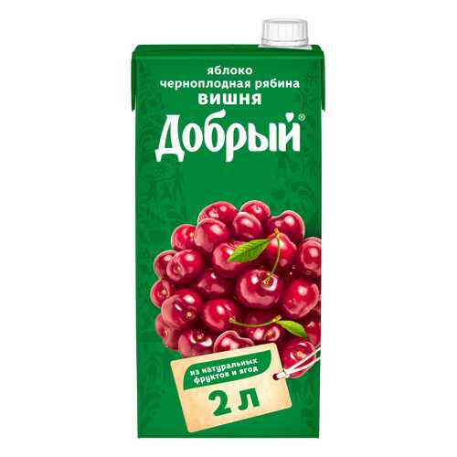 Нектар Добрый яблоко-вишня-черноплодная рябина 2 л в Газпромнефть